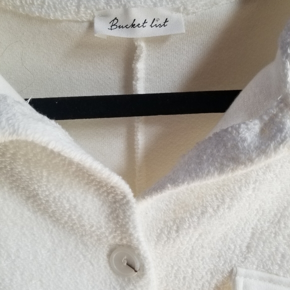 Oversized cropped shacket - Picture 3 of 3